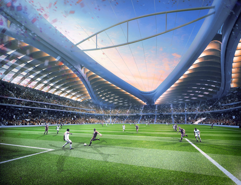 Illustration for article titled Este es el estadio que acogerá el Mundial de Fútbol de Catar en 2022